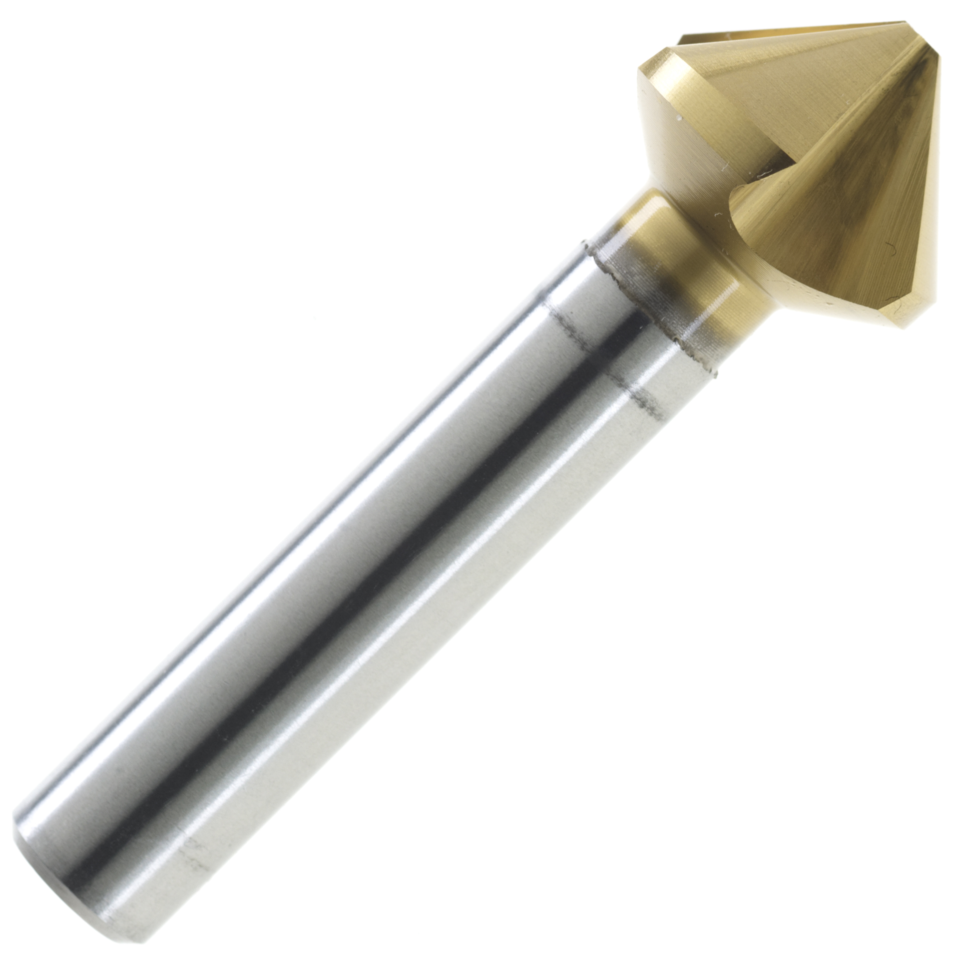 22) Countersink 8.0mm 3 Flute M35 Tin-E Coated 90 Degree