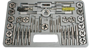 Set Maschio E Femmina Burkit 1/4-28 UNF Sinistra - Rubinetto E Filiera Per Filettatura