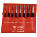03) Starrett Drive Pin Punch Set