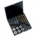 Volkel 18 Piece HSS Tap, Die & Drill Set 3/16 - 1/2" BSW